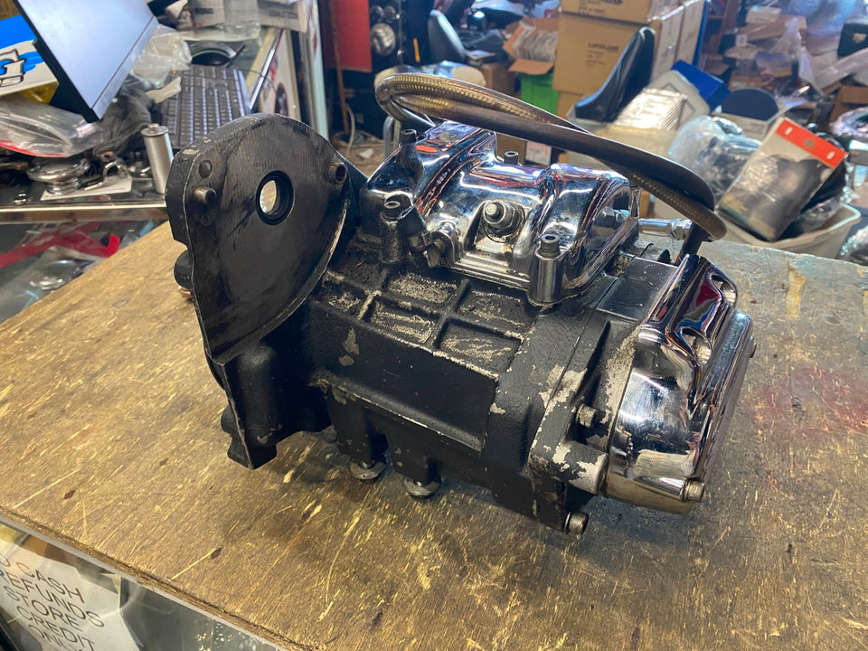 OEM HARLEY SOFTAIL TRANSMISSION 5 SPEED CUSTOM CHOPPER 1986-1989 TAPER SHAFT ASY