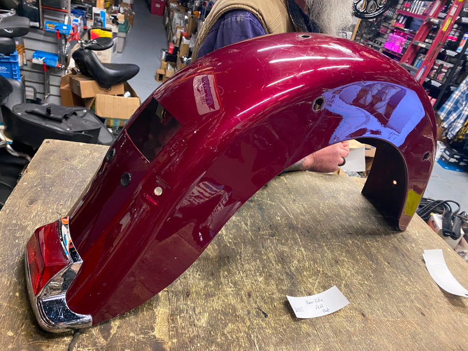 OEM REAR FENDER HARLEY TOURING FLH ROAD KING ULTRA CLASSIC GLIDE RED 99-08
