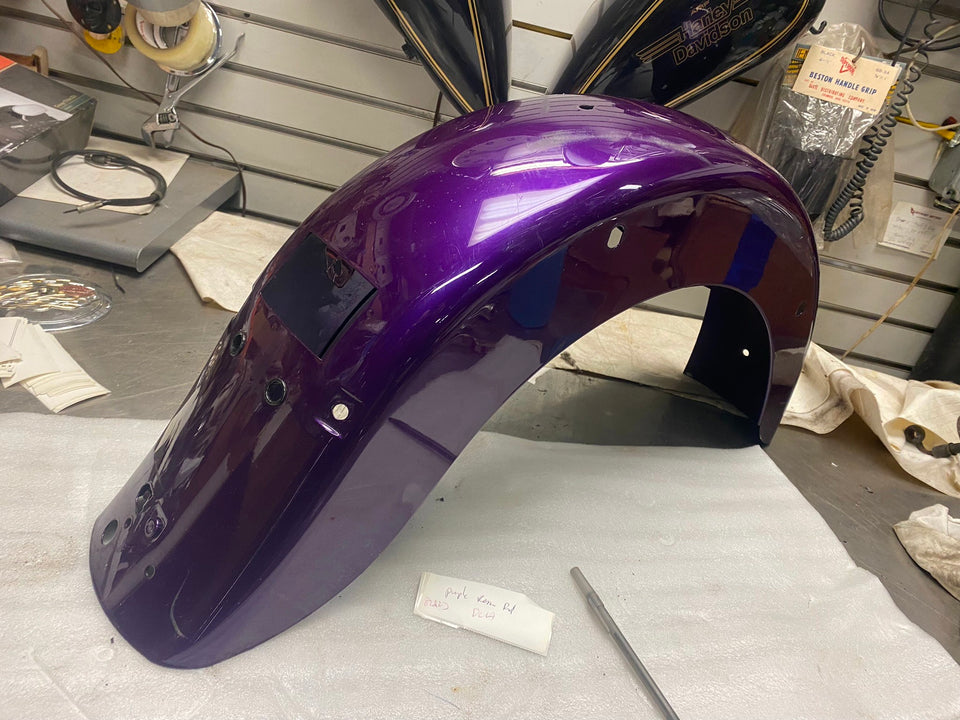 REAR FENDER 1999 CONCORD PURPLE HARLEY BAGGER FLTR OEM ROAD KING CLASSIC ULTRA