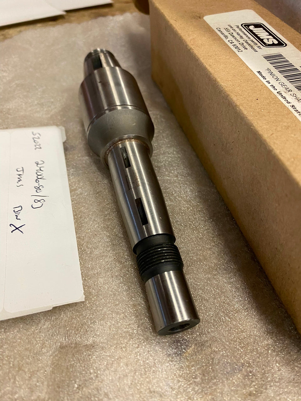 JIMS PINION SHAFT HARLEY SHOVELHEAD EVO 1980-1986 BIG TWIN SOFTAIL FLH FXR FLYWH