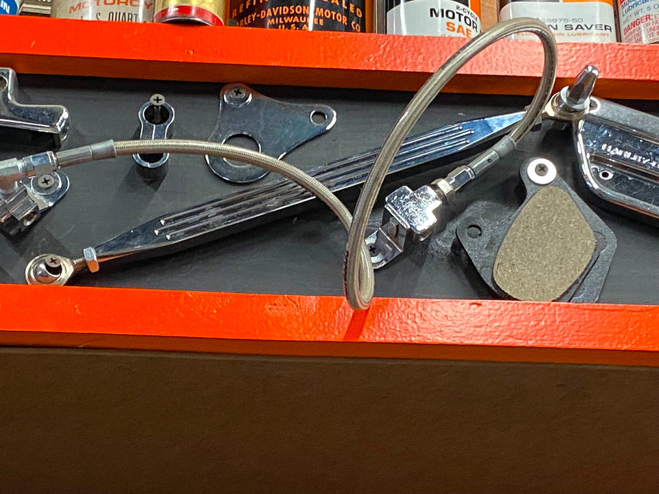 CHROME SHIFT LINKAGE HARLEY SOFTAIL BAGGER ULTRA CLASSIC CHOPPER RIBBED HERITAGE