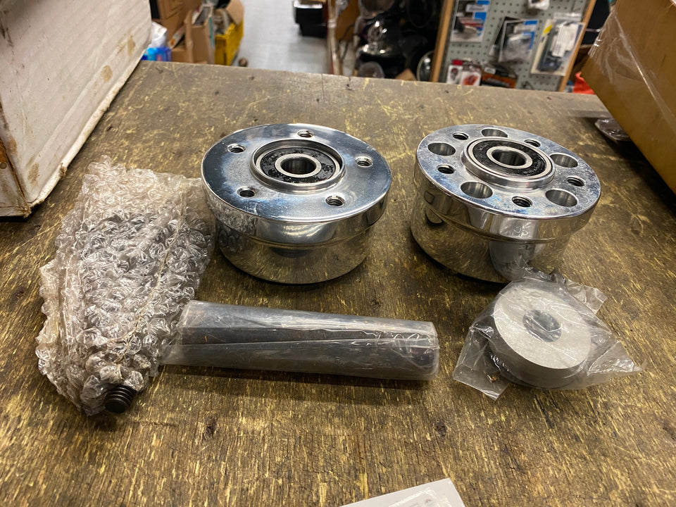 REAR MAG WHEEL HUB 2000^ HARLEY TOURING ROAD KING GLIDE ULTRA 3/4 REVTECH CHROME