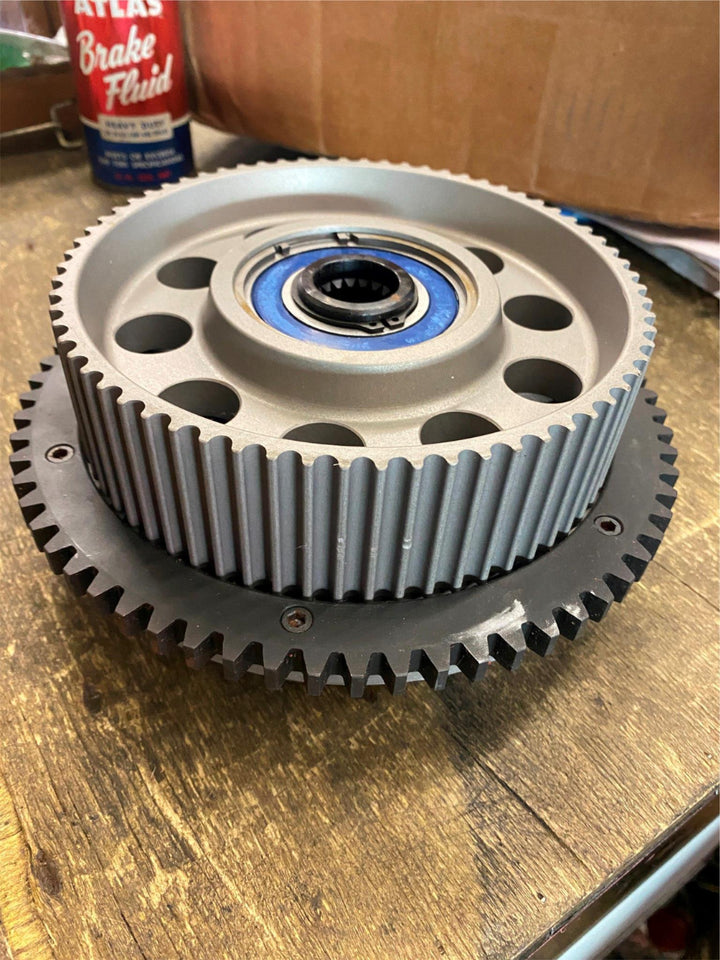 NOS BELT DRIVE CLUTCH HUB INDIAN GILROY HARLEY CHOPPER SOFTAIL DYNA TOURING FX