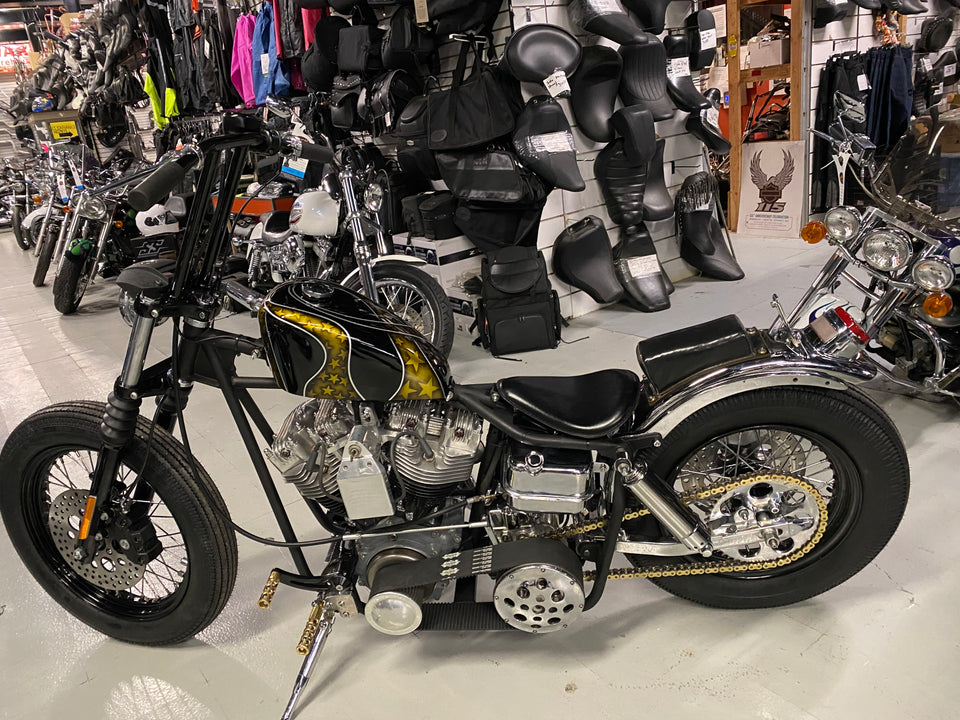 1984 HARLEY DAVIDSON CUSTOM SHOVELHEAD CHOPPER-BOBBER W/CLEAN PA TITLE