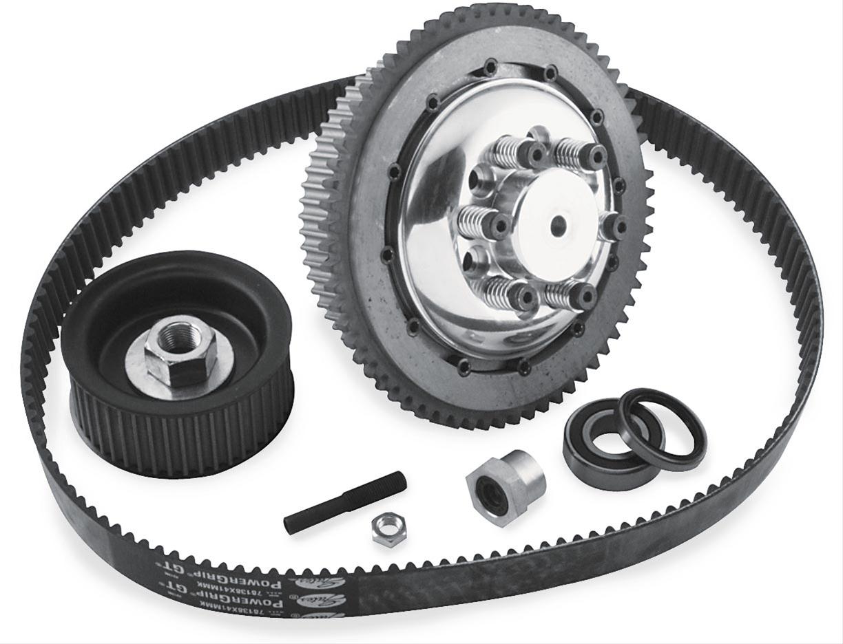 BELT DRIVES Ltd. 1 1/2 in. 8mm CLOSED PRIMARY BELT Drive KITS EVBB-2SL