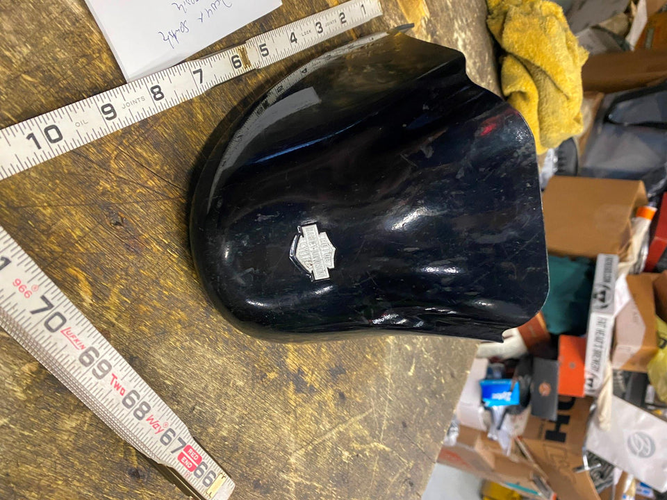 OEM 2002^ HARLEY SPORTSTER AND DYNA BLACK FRAME FRONT FAIRING CHIN SPOILER 883 1200 5888